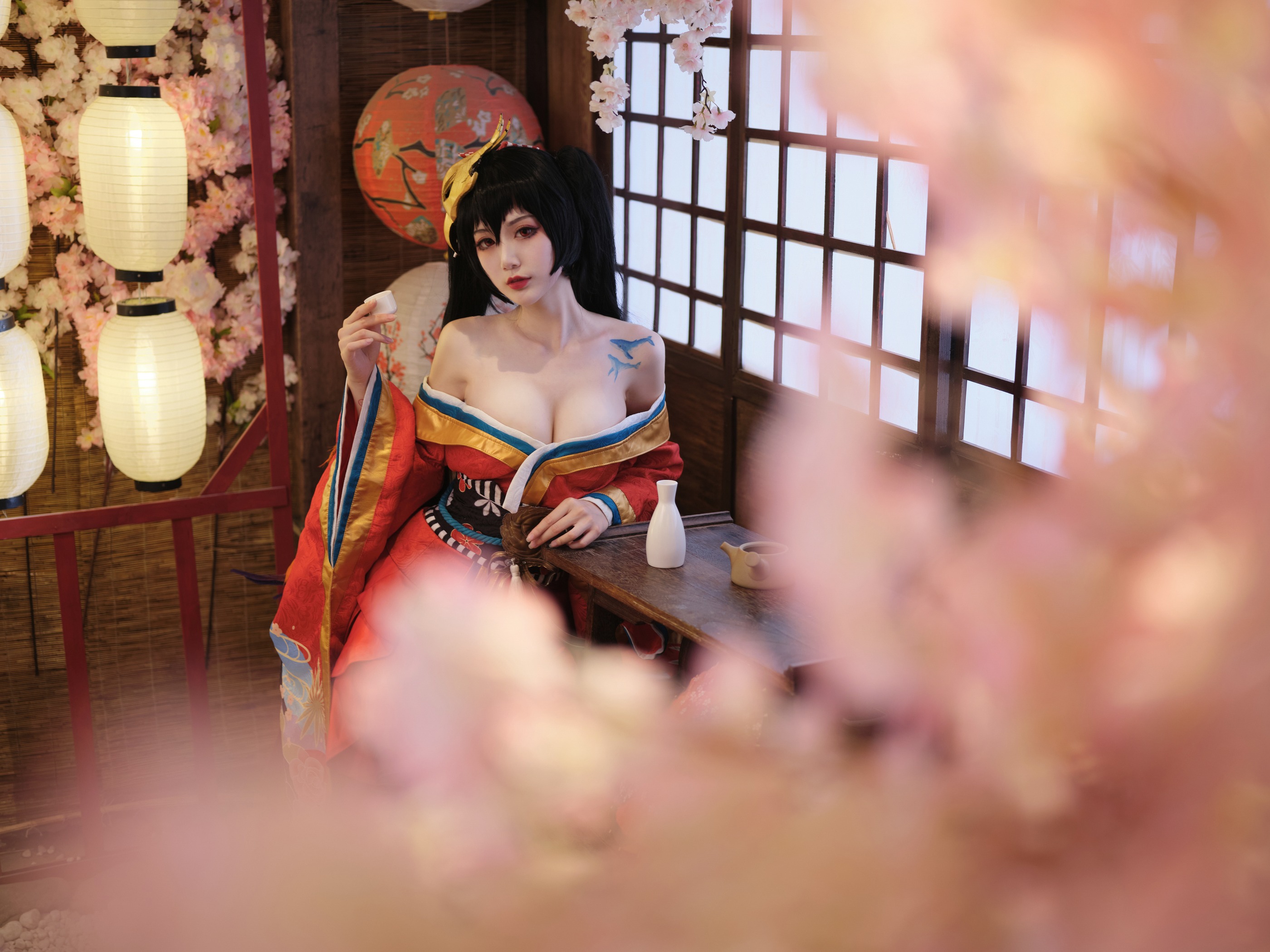 图片[1]-一米八的大梨子 – NO.034 大凤和服 [31P]-XikXak